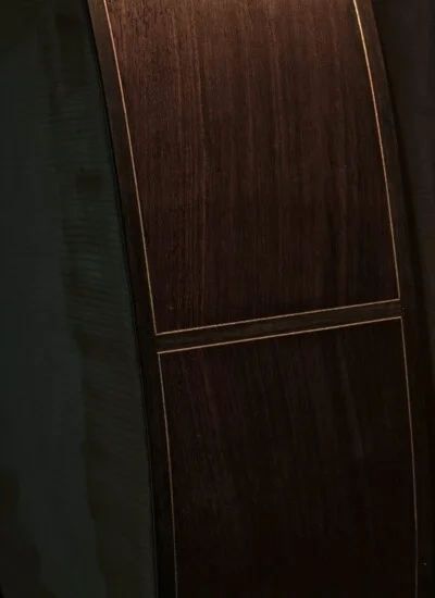 endgraft on rosewood of classical guitar