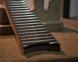 finished fingerboard with an elevation
