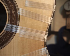 gluing bindings and purflings using tape