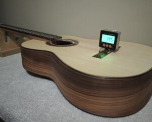 measuring the bridge rotation of a guitar zeyu li guitars